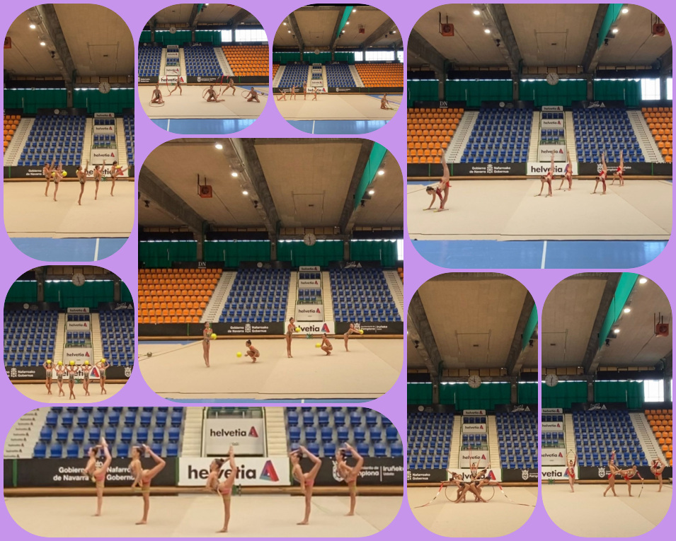 Los cuatro equipos absolutos de Gimnasia Rítmica realizan un control con  jueces de la Federación Navarra de Gimnasia - S.C.D.R. Anaitasuna
